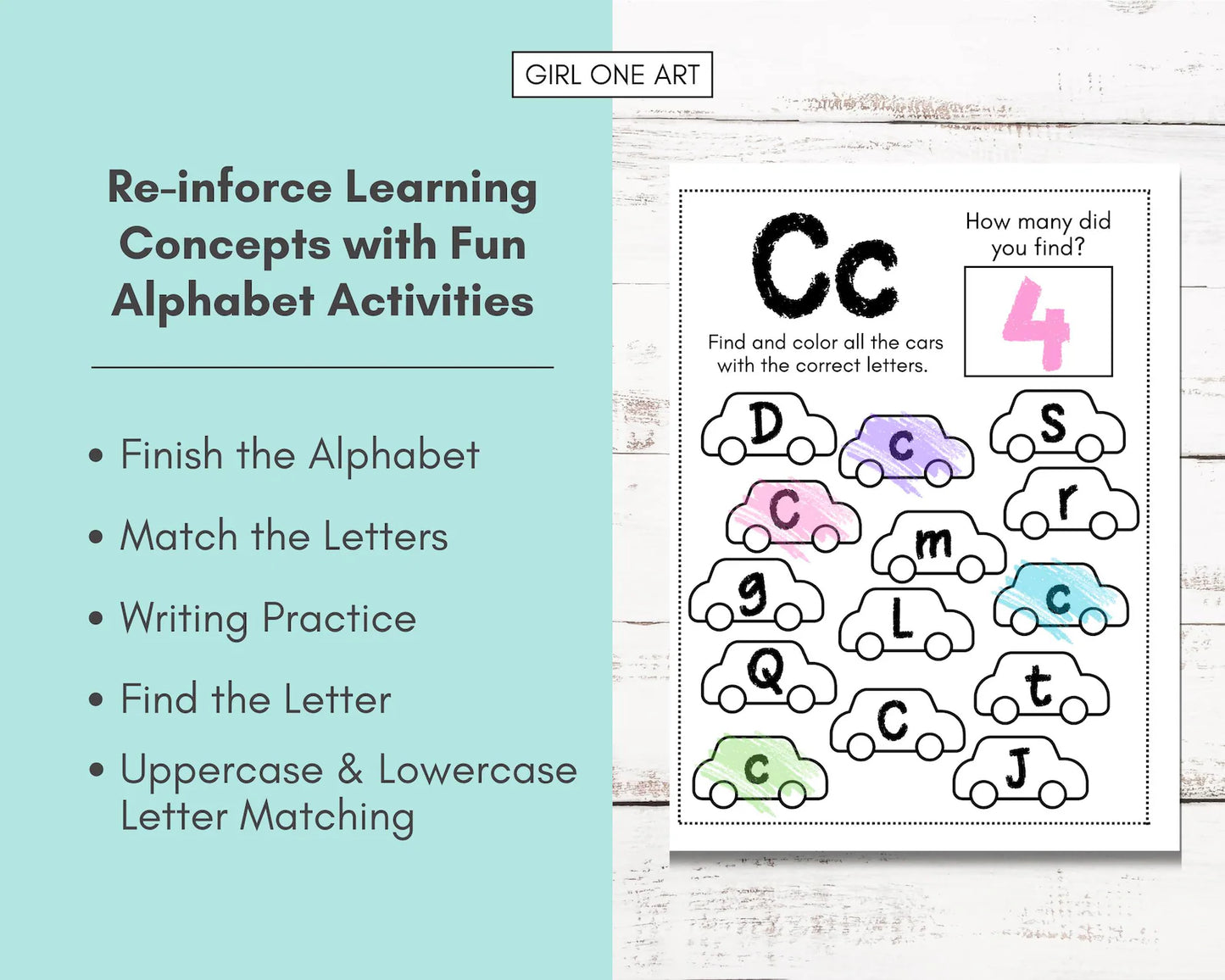 Alphabet Worksheet For Kids